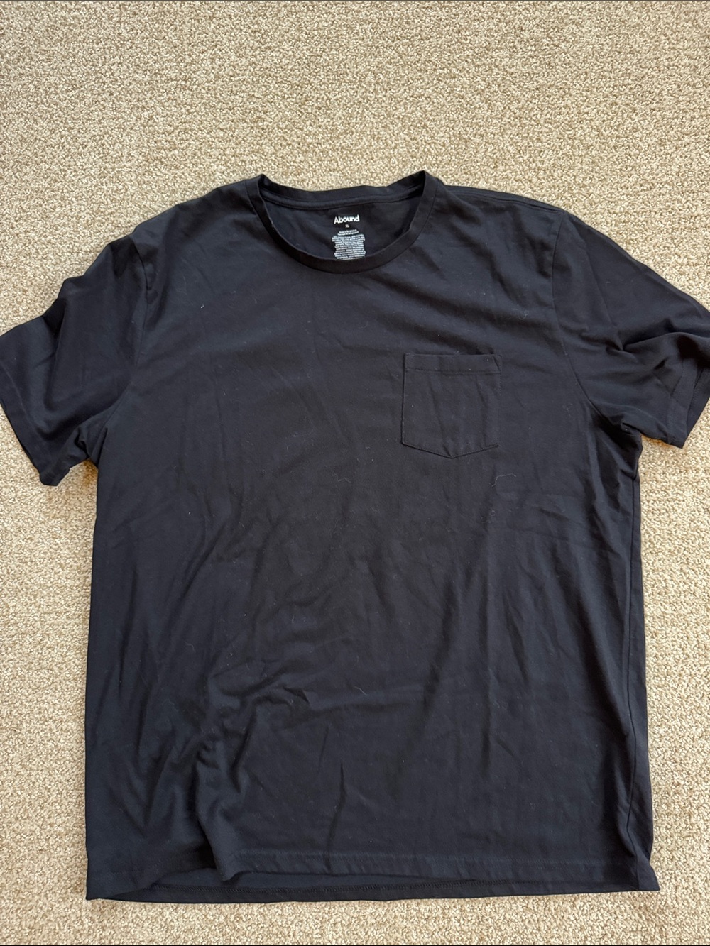 Abound Men’s Black Short Sleeve Pocket Tee